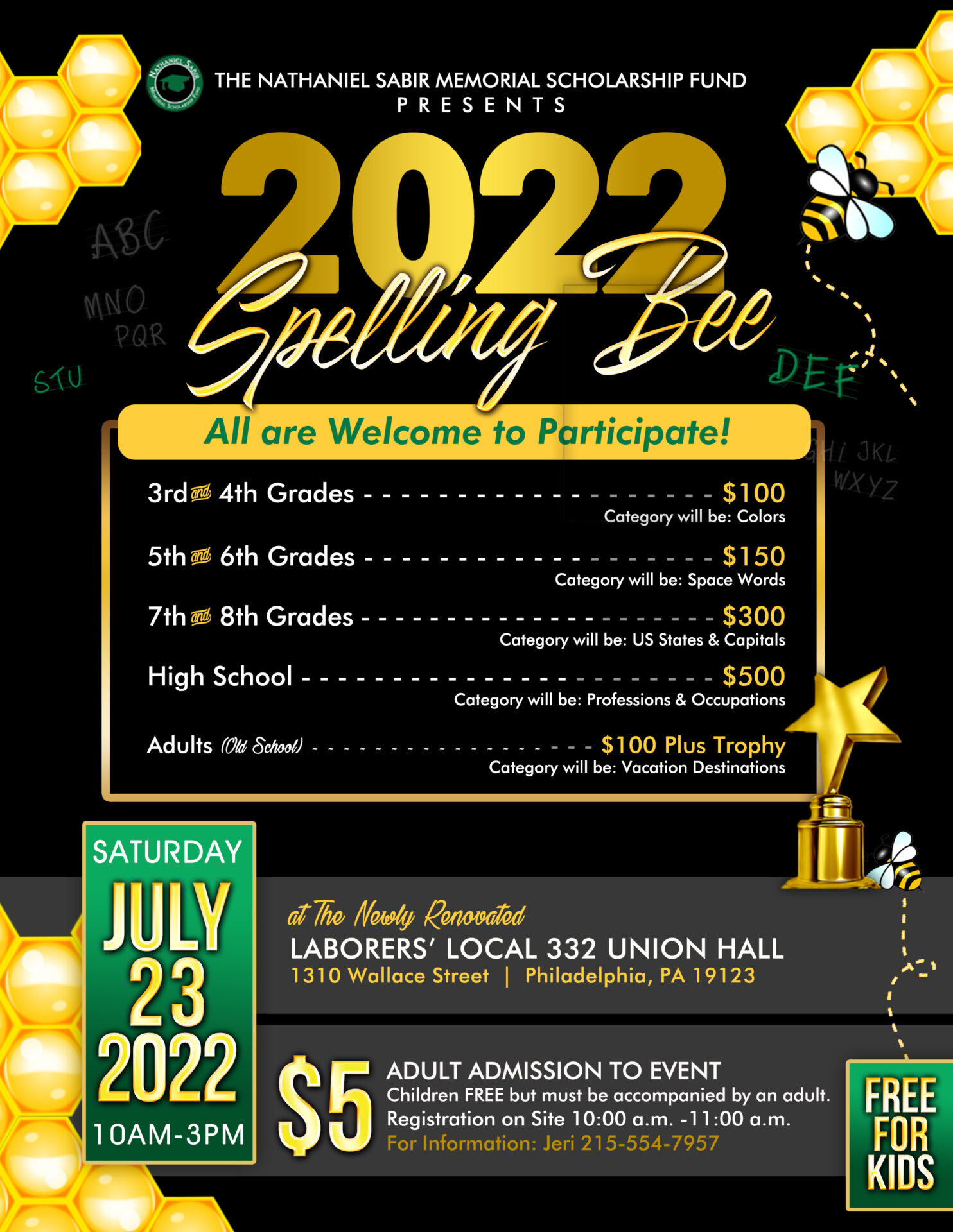 NSMSF 2022 Spelling Bee Flyer copy